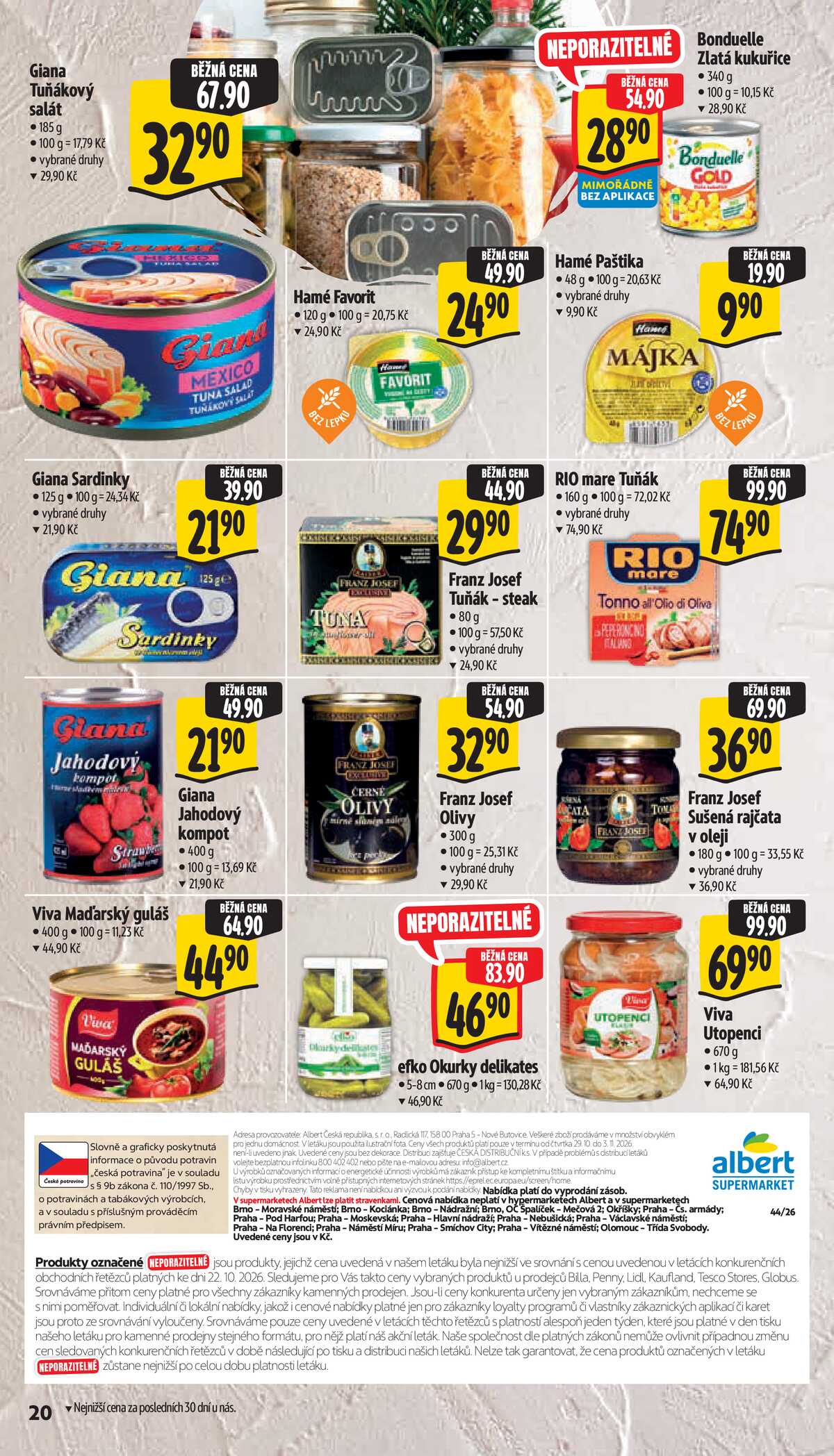 Albert Supermarket od 29.10. do 3.11.2026 strana 24