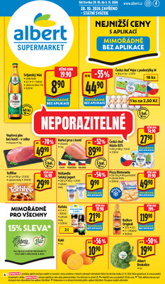 Albert Supermarket od 29.10. do 3.11.2026
