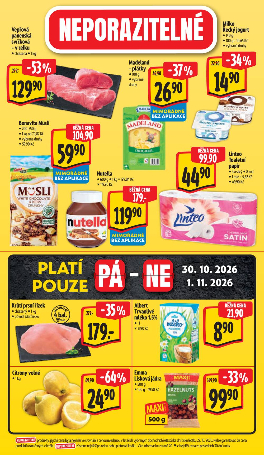 Leták Albert - Albert Supermarket Jihomoravský od 29.10. do 3.11.2026 - strana 46 Leták Albert - Albert Supermarket Jihomoravský od 29.10. do 3.11.2026 - strana 46
