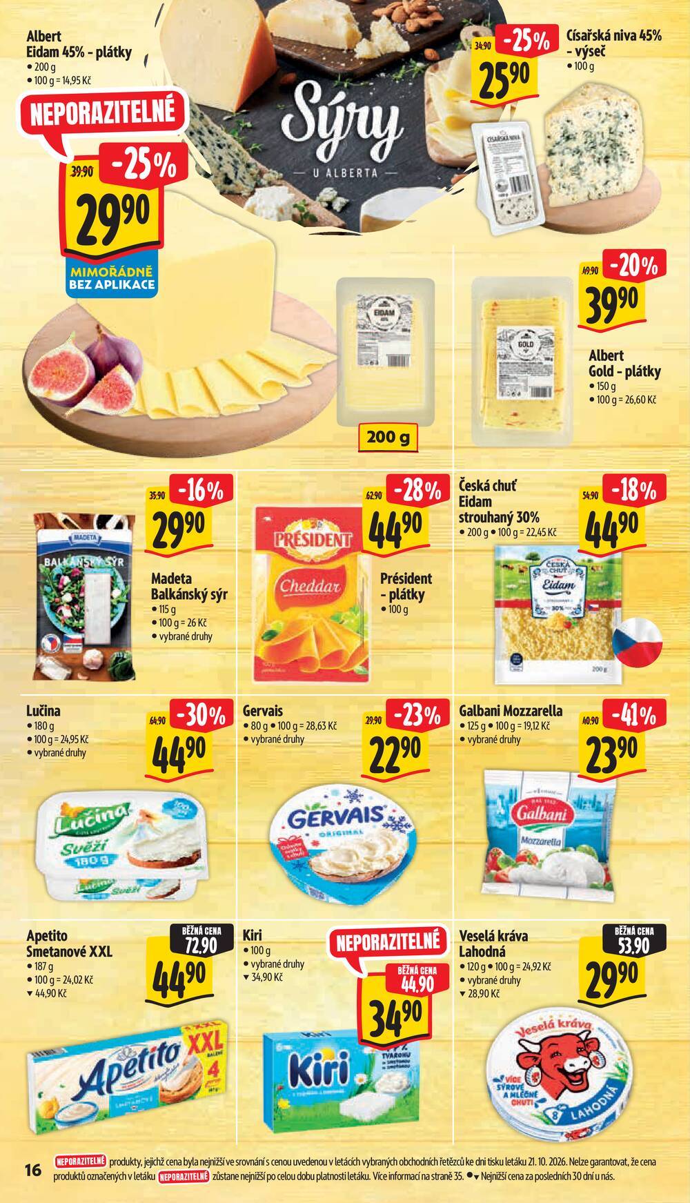 Leták Albert - Albert Hypermarket Jihomoravský od 29.10. do 3.11.2026 - strana 24 Leták Albert - Albert Hypermarket Jihomoravský od 29.10. do 3.11.2026 - strana 24