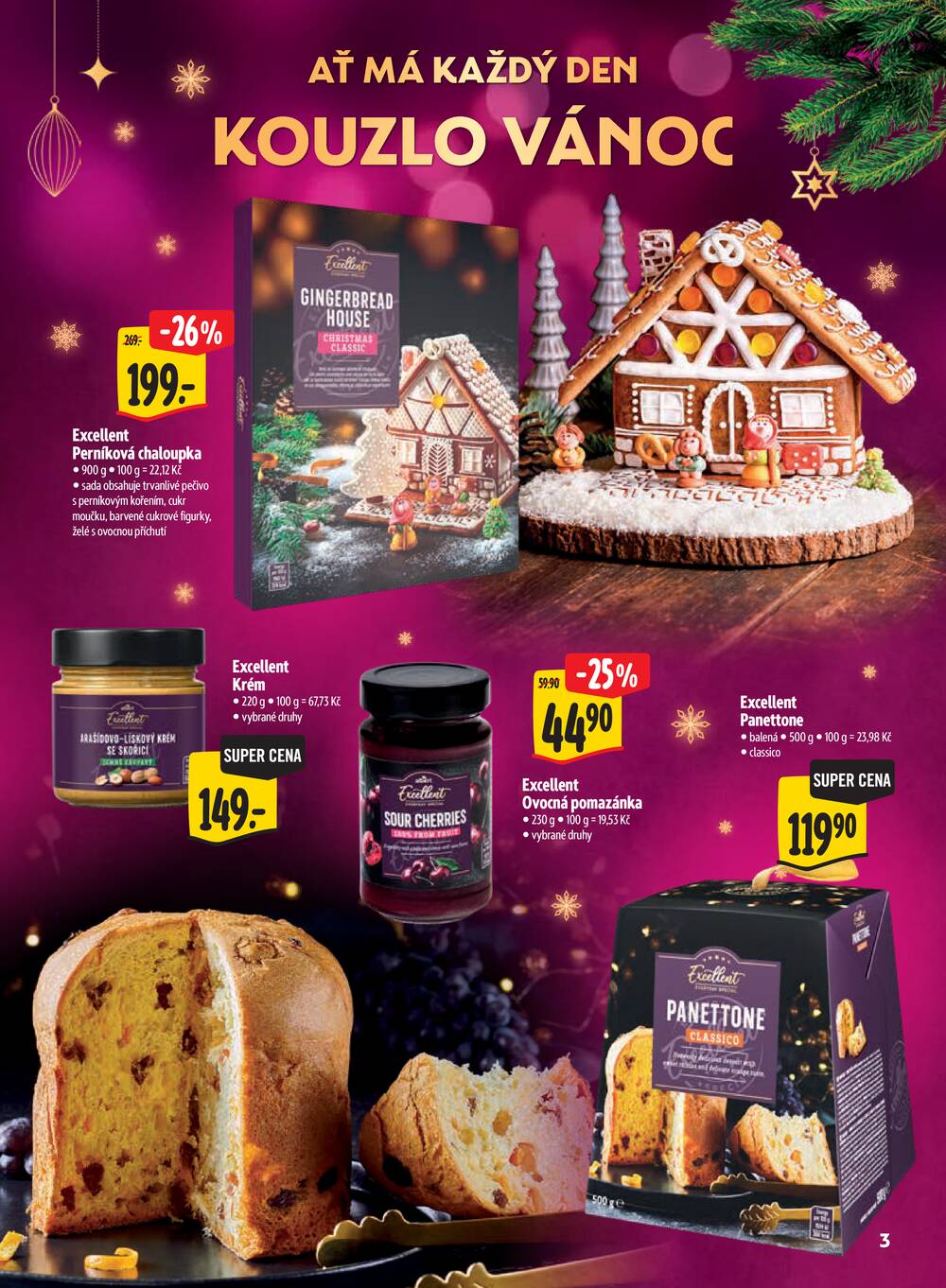 Leták Albert - Albert Supermarket katalog Vánoce od 29.10. do 17.11.2026 - strana 3 Leták Albert - Albert Supermarket katalog Vánoce od 29.10. do 17.11.2026 - strana 3