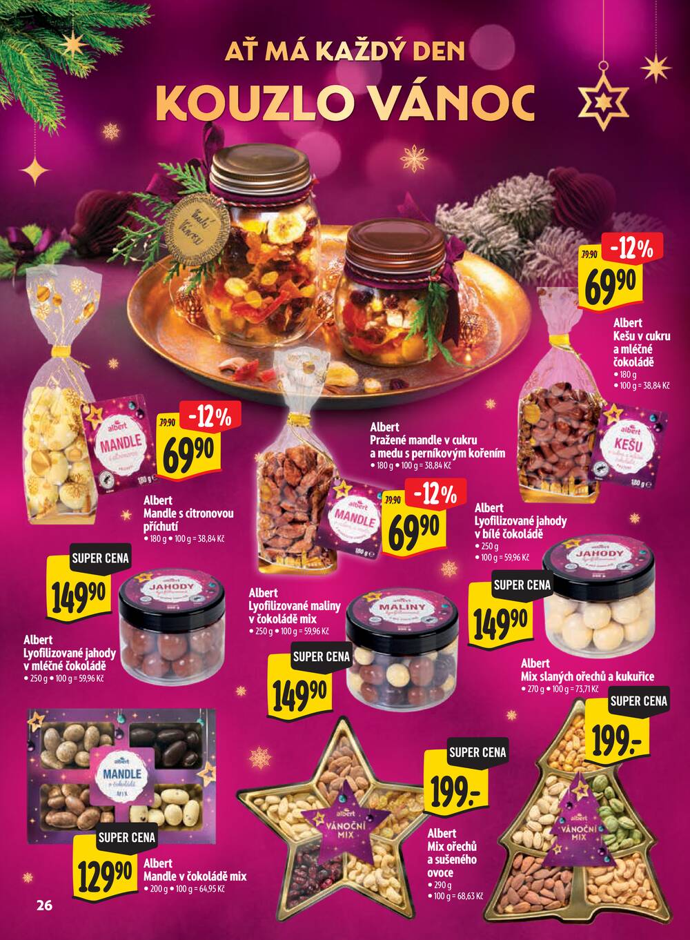 Leták Albert - Albert Supermarket katalog Vánoce od 29.10. do 17.11.2026 - strana 26
