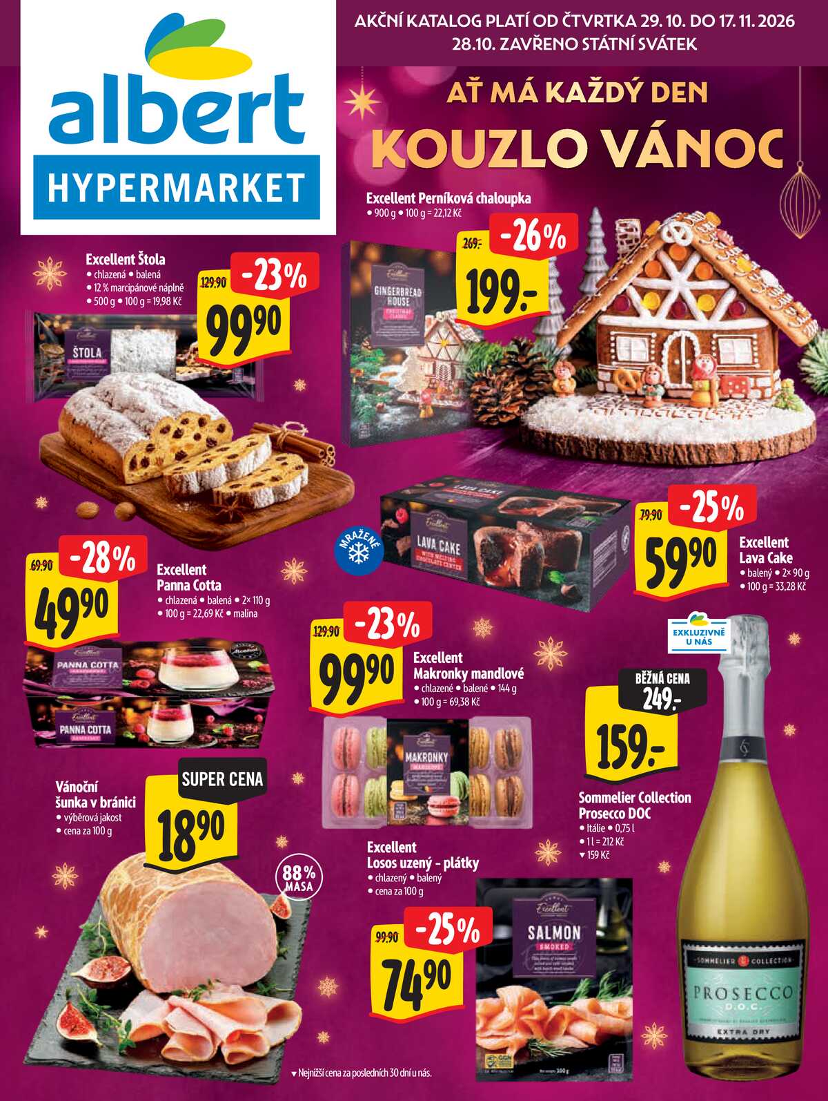 Albert  Hypermarket katalog Vánoce od 29.10. do 17.11.2026 strana 1