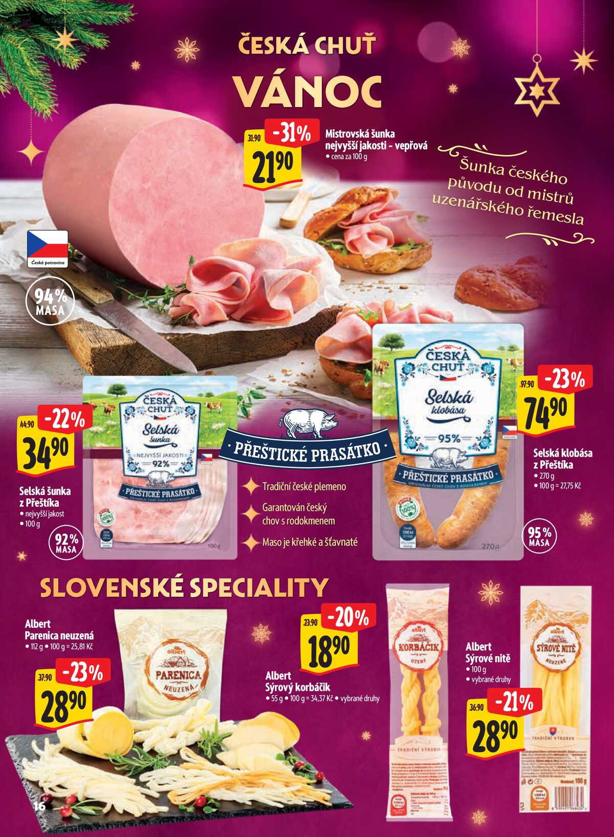 Albert  Hypermarket katalog Vánoce od 29.10. do 17.11.2026 strana 16