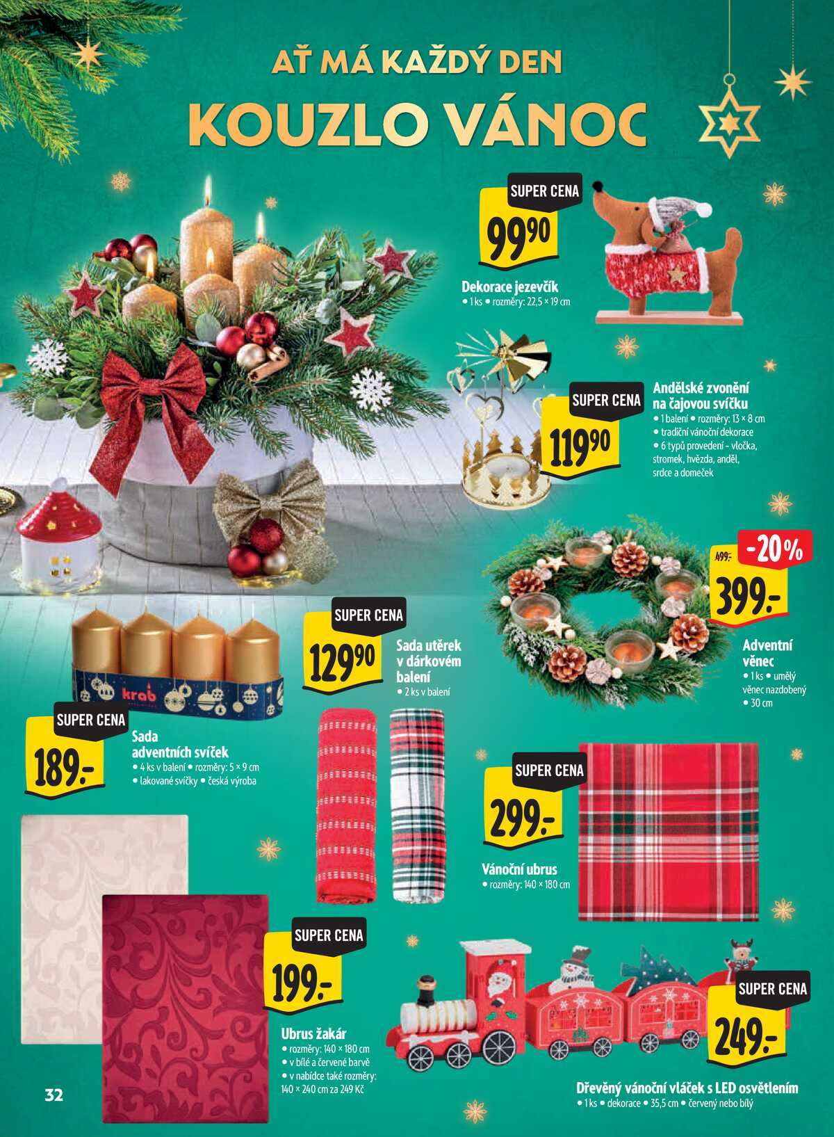 Albert  Hypermarket katalog Vánoce od 29.10. do 17.11.2026 strana 32