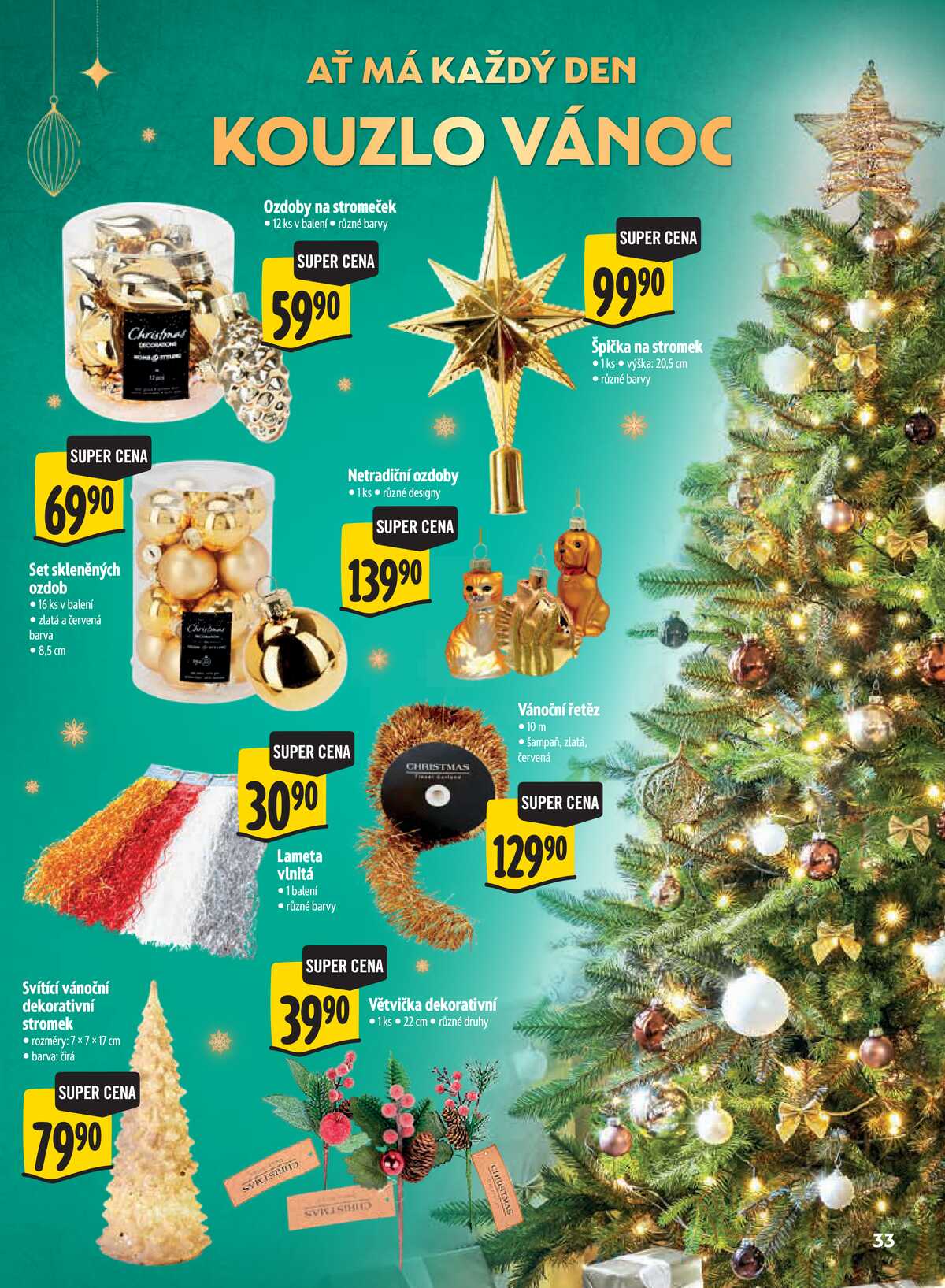 Albert  Hypermarket katalog Vánoce od 29.10. do 17.11.2026 strana 33