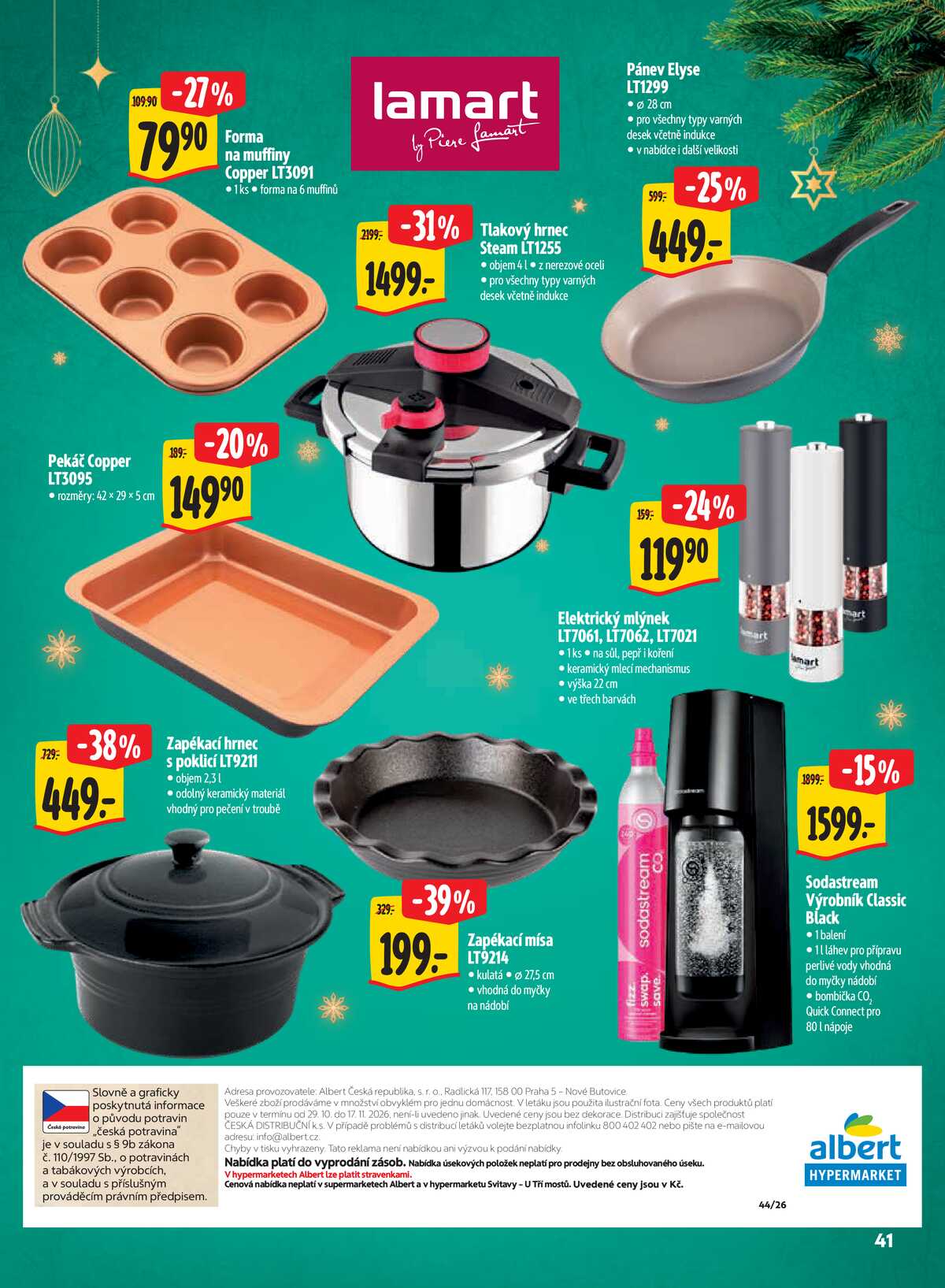 Albert  Hypermarket katalog Vánoce od 29.10. do 17.11.2026 strana 41