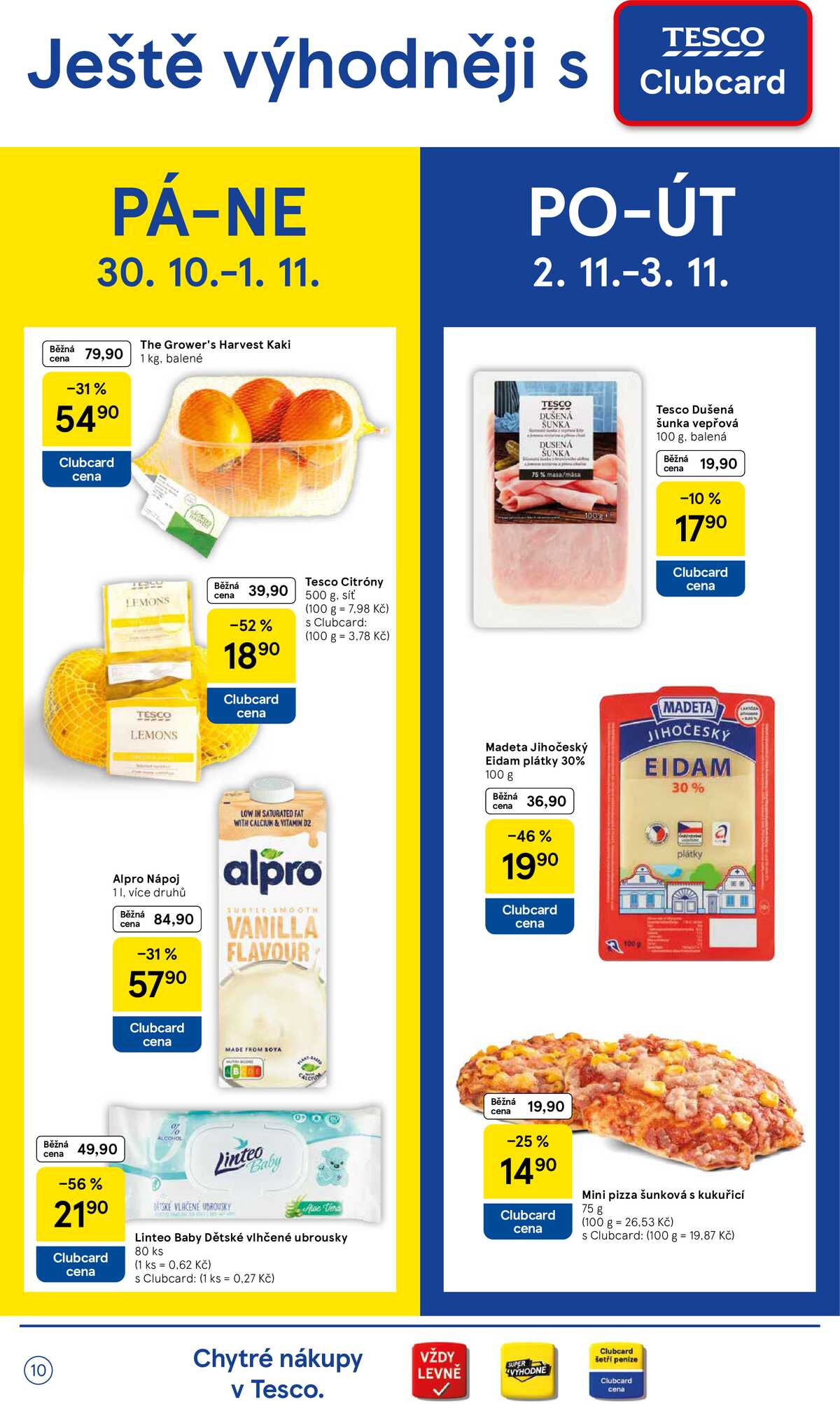Tesco supermarkety od 29.10. do 3.11.2026 strana 10