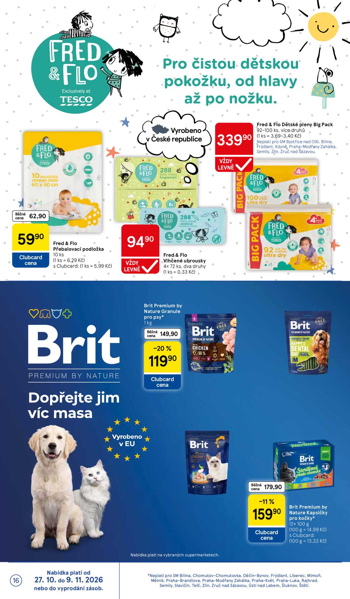 Tesco supermarkety od 29.10. do 3.11.2026 strana 16