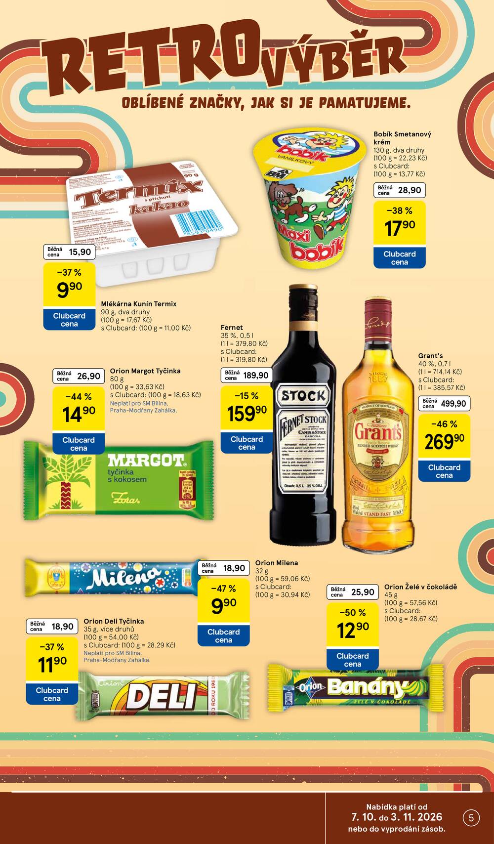 Leták Tesco - Tesco supermarkety od 29.10. do 3.11.2026 - strana 5