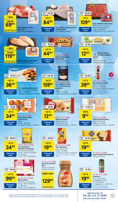 Tesco supermarkety od 29.10. do 3.11.2026