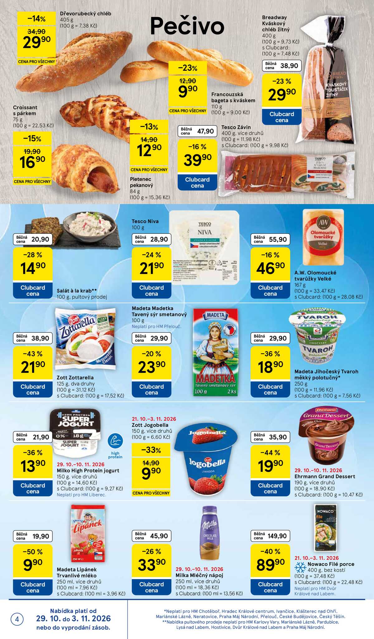 Tesco hypermarkety od 29.10. do 3.11.2026 strana 4