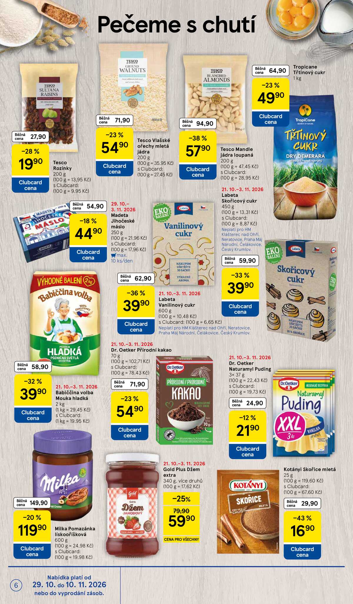Tesco hypermarkety od 29.10. do 3.11.2026 strana 6