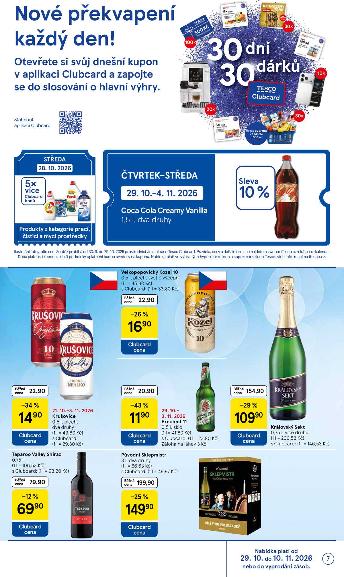 Tesco hypermarkety od 29.10. do 3.11.2026 strana 7