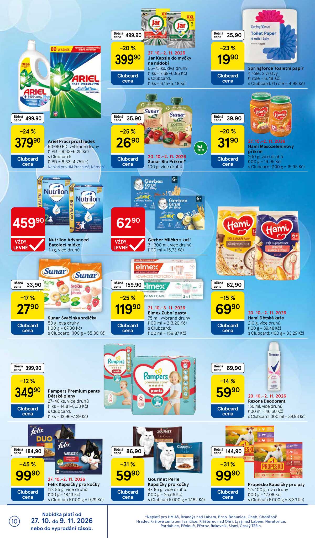 Tesco hypermarkety od 29.10. do 3.11.2026 strana 10