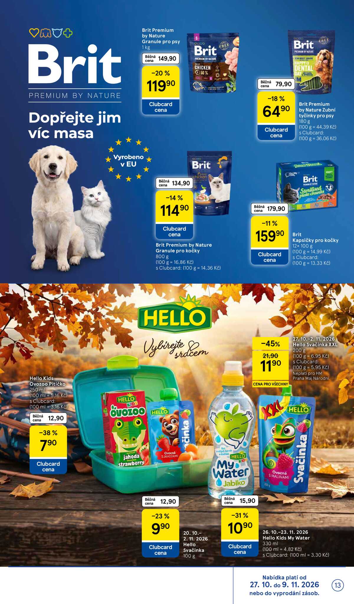 Tesco hypermarkety od 29.10. do 3.11.2026 strana 13