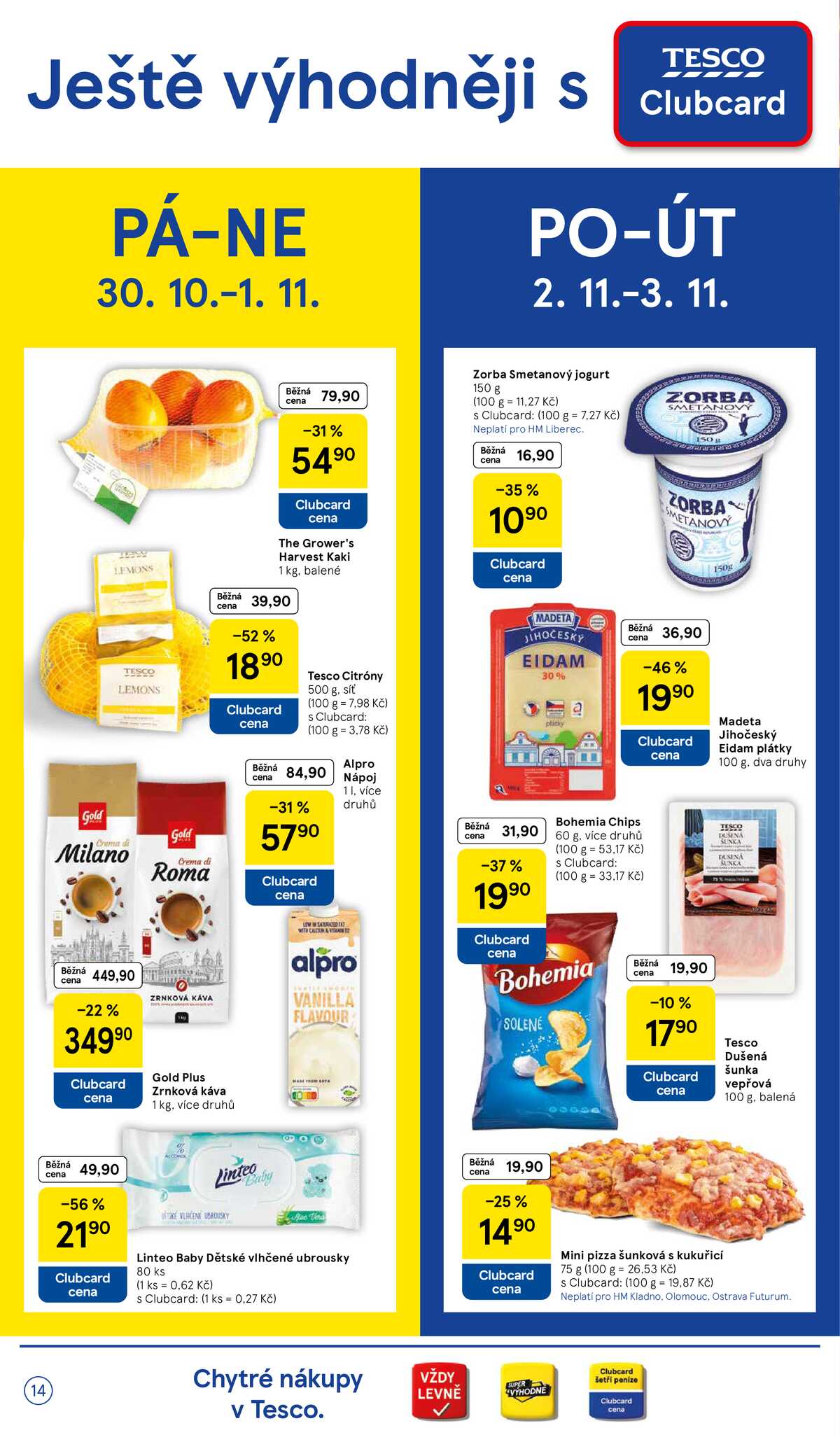Tesco hypermarkety od 29.10. do 3.11.2026 strana 14