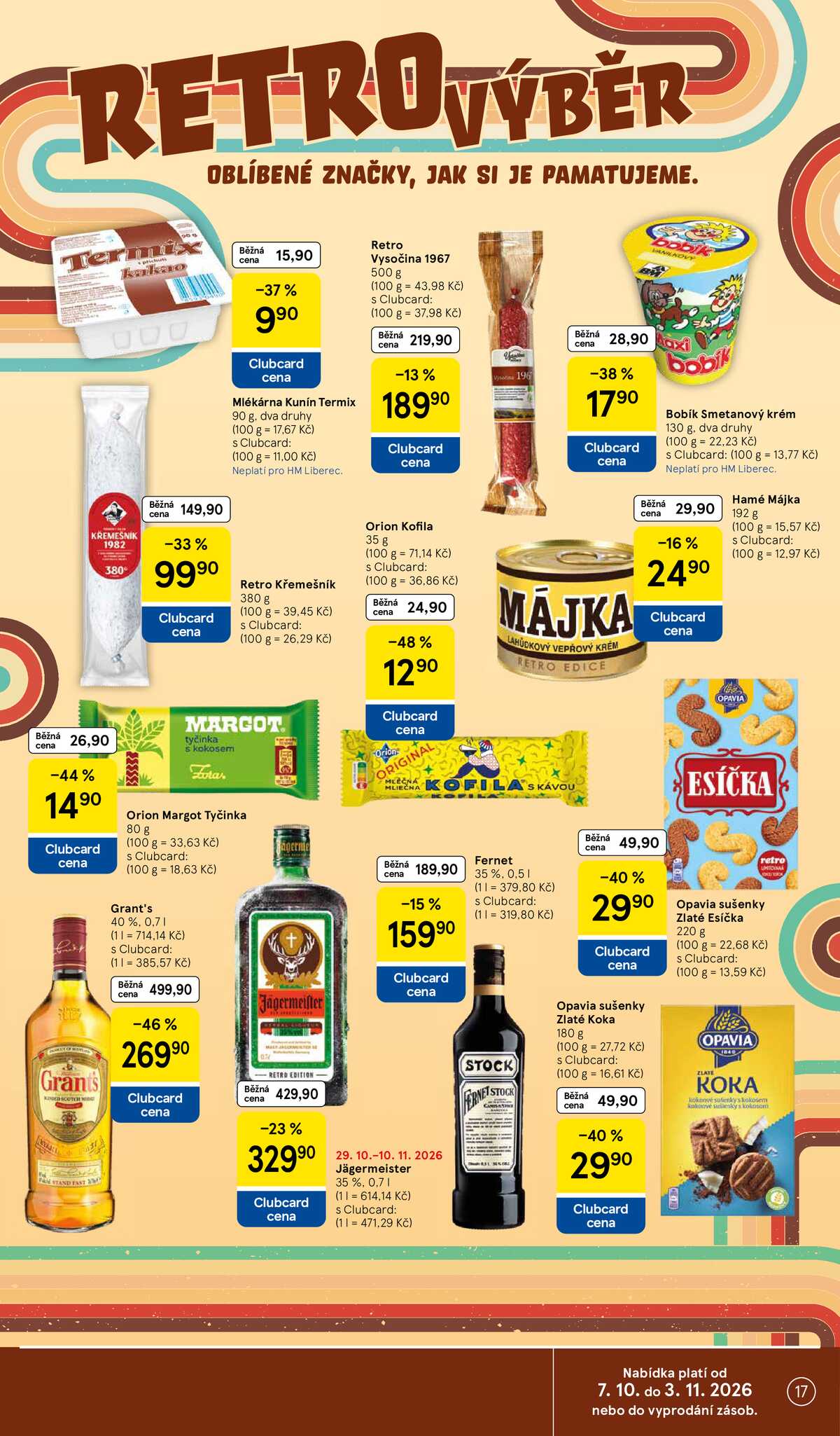 Tesco hypermarkety od 29.10. do 3.11.2026 strana 17