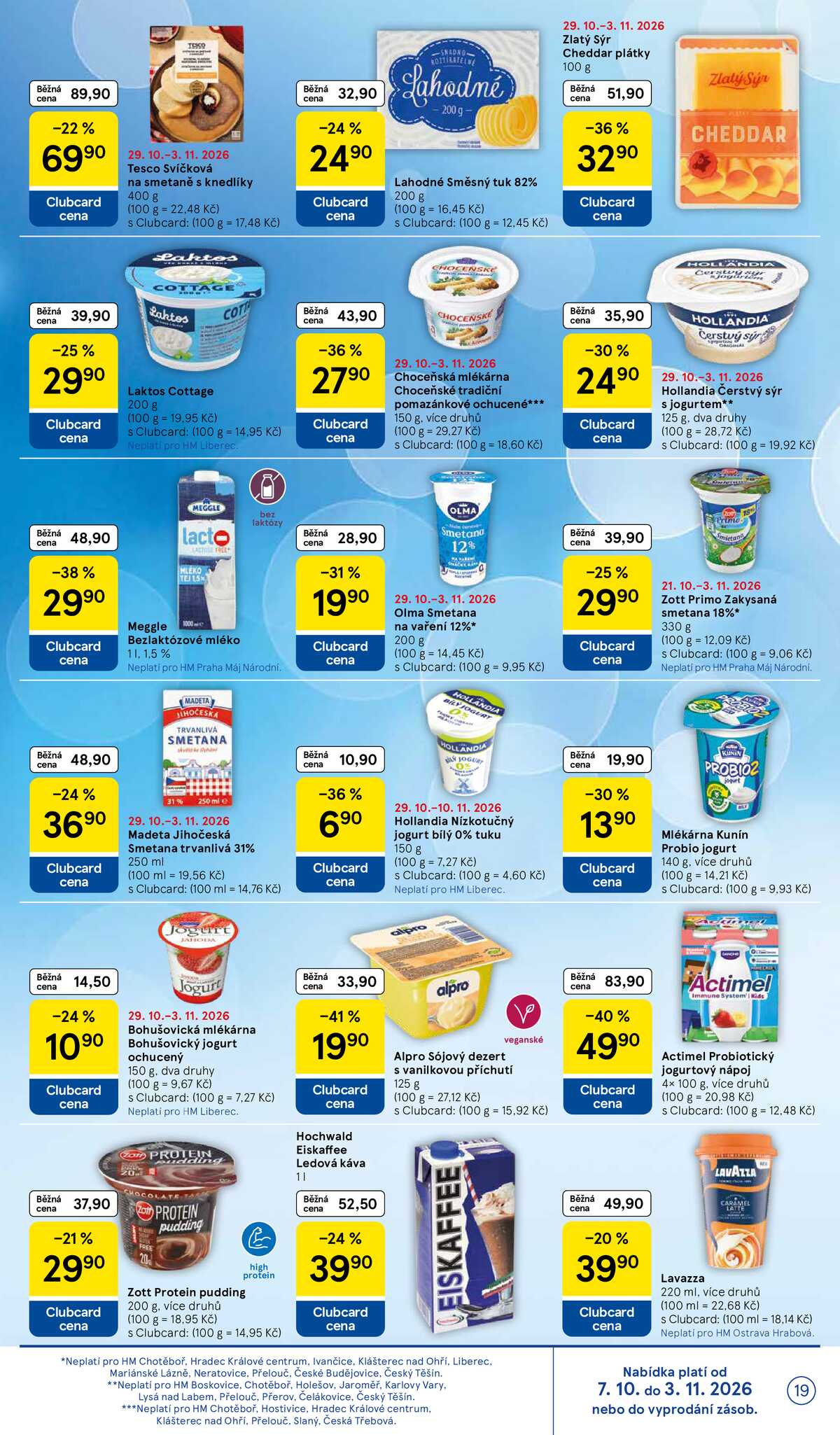 Tesco hypermarkety od 29.10. do 3.11.2026 strana 19