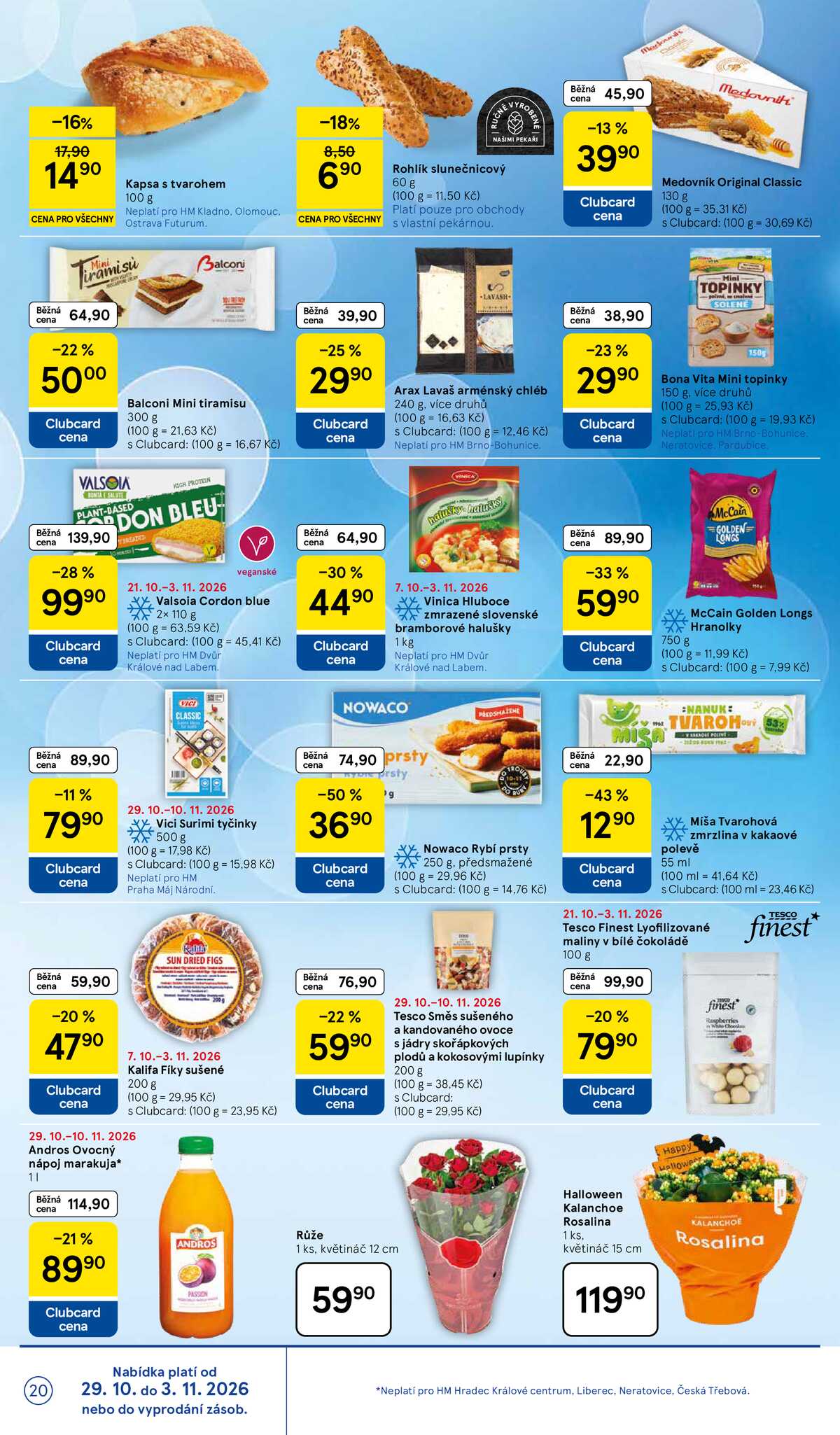 Tesco hypermarkety od 29.10. do 3.11.2026 strana 20