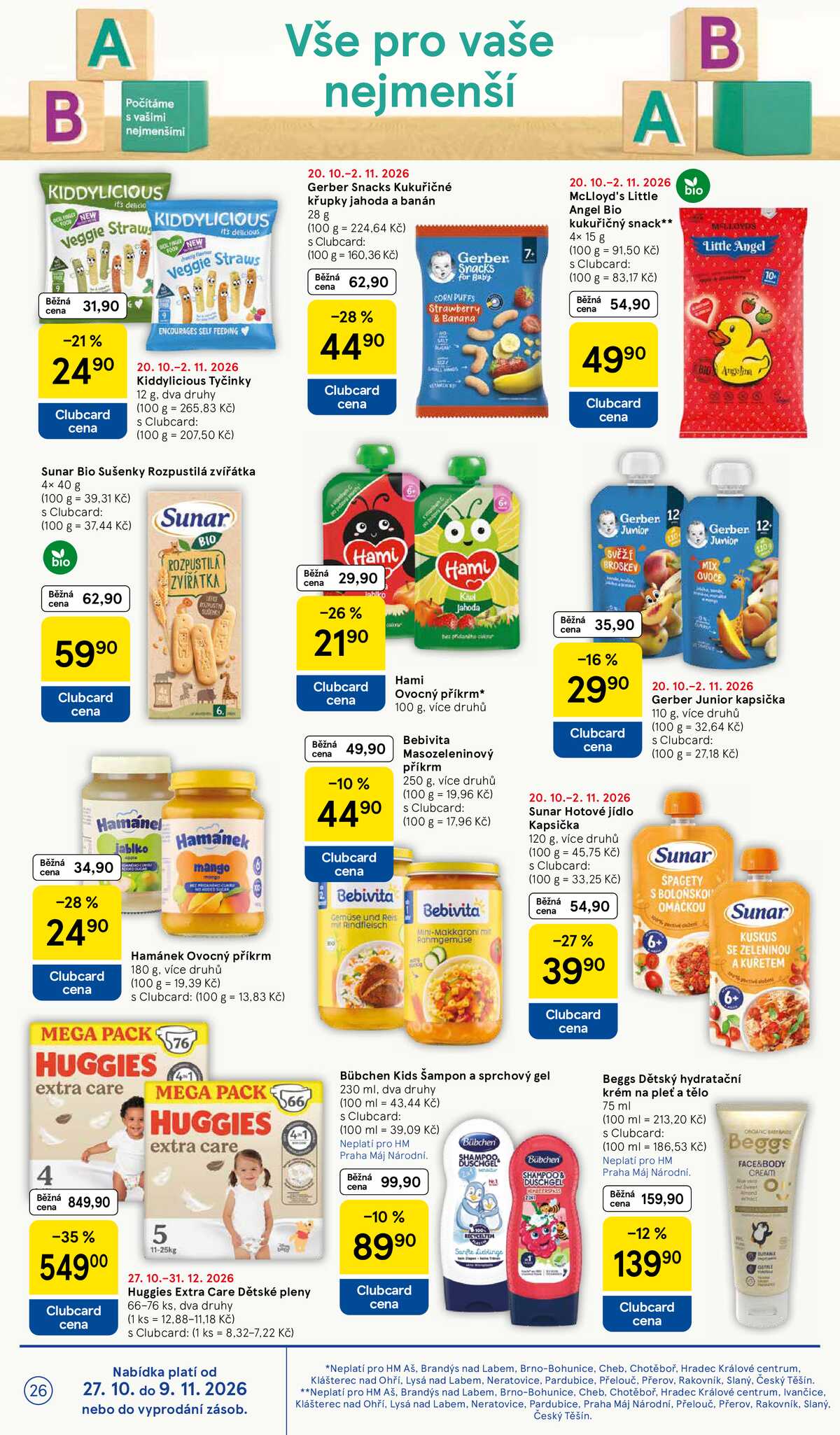 Tesco hypermarkety od 29.10. do 3.11.2026 strana 26