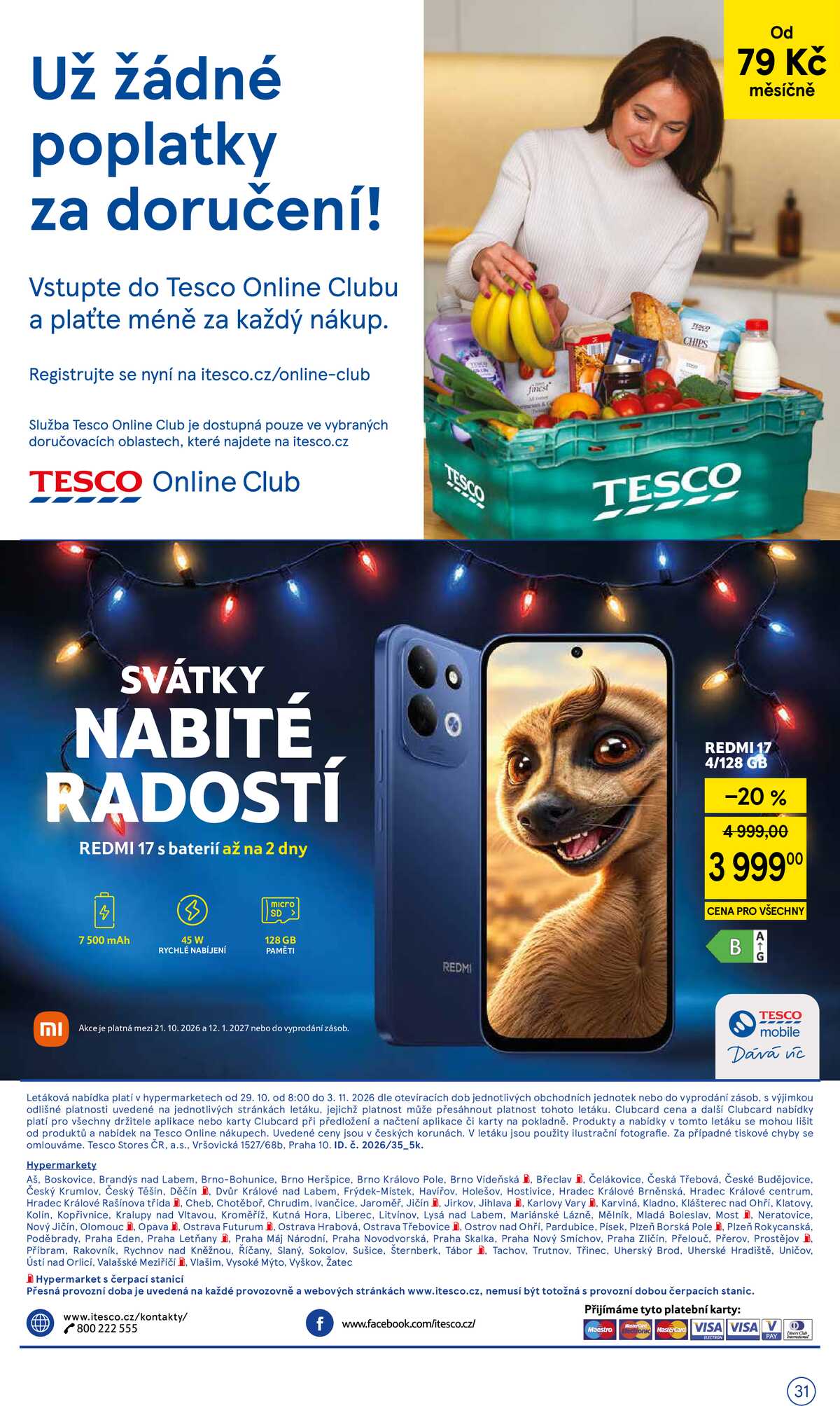 Tesco hypermarkety od 29.10. do 3.11.2026 strana 31