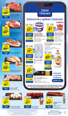 Tesco hypermarkety od 29.10. do 3.11.2026