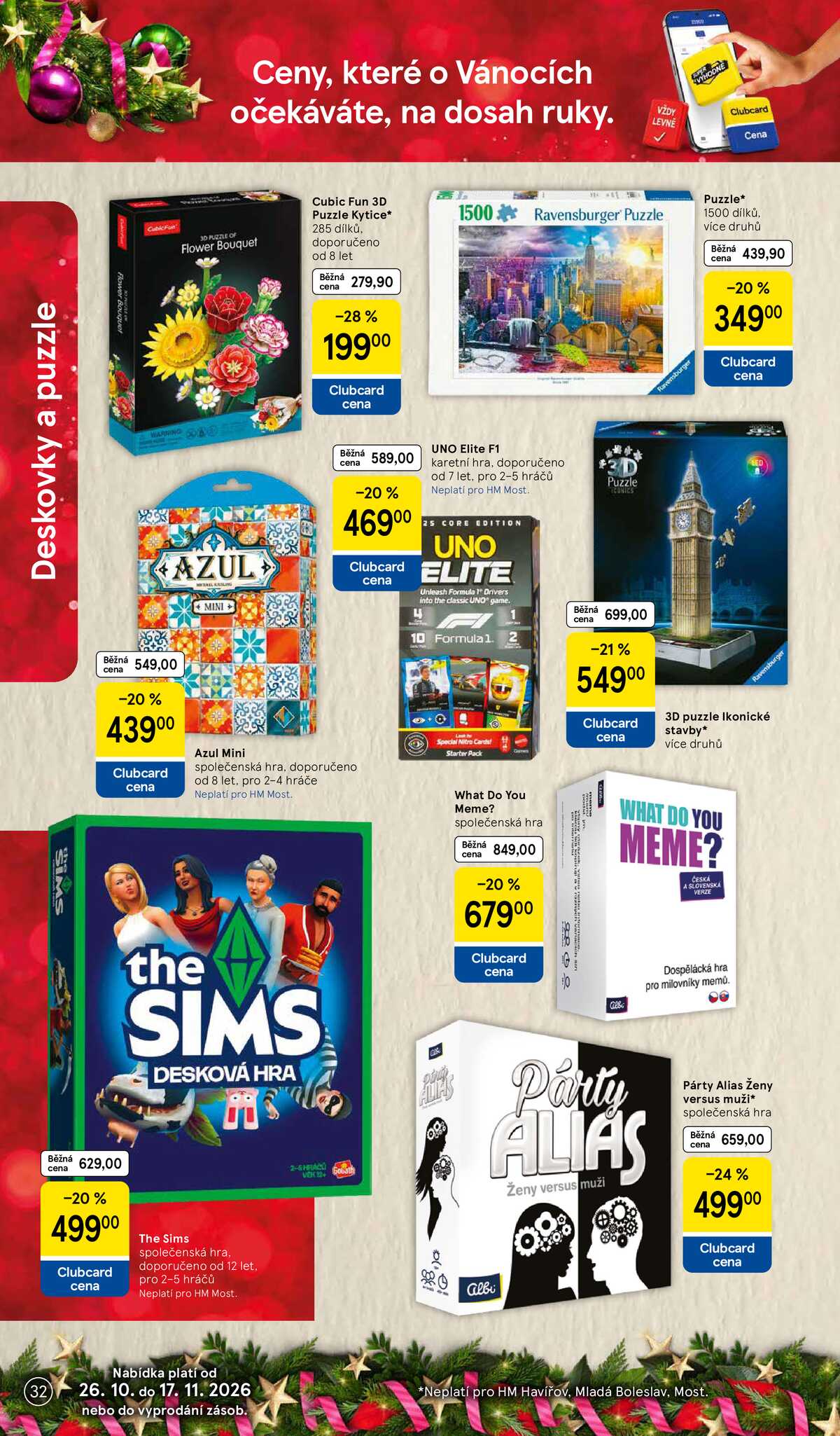 Tesco SPECIÁL hypermarkety  od 26.10. do 17.11.2026 strana 32