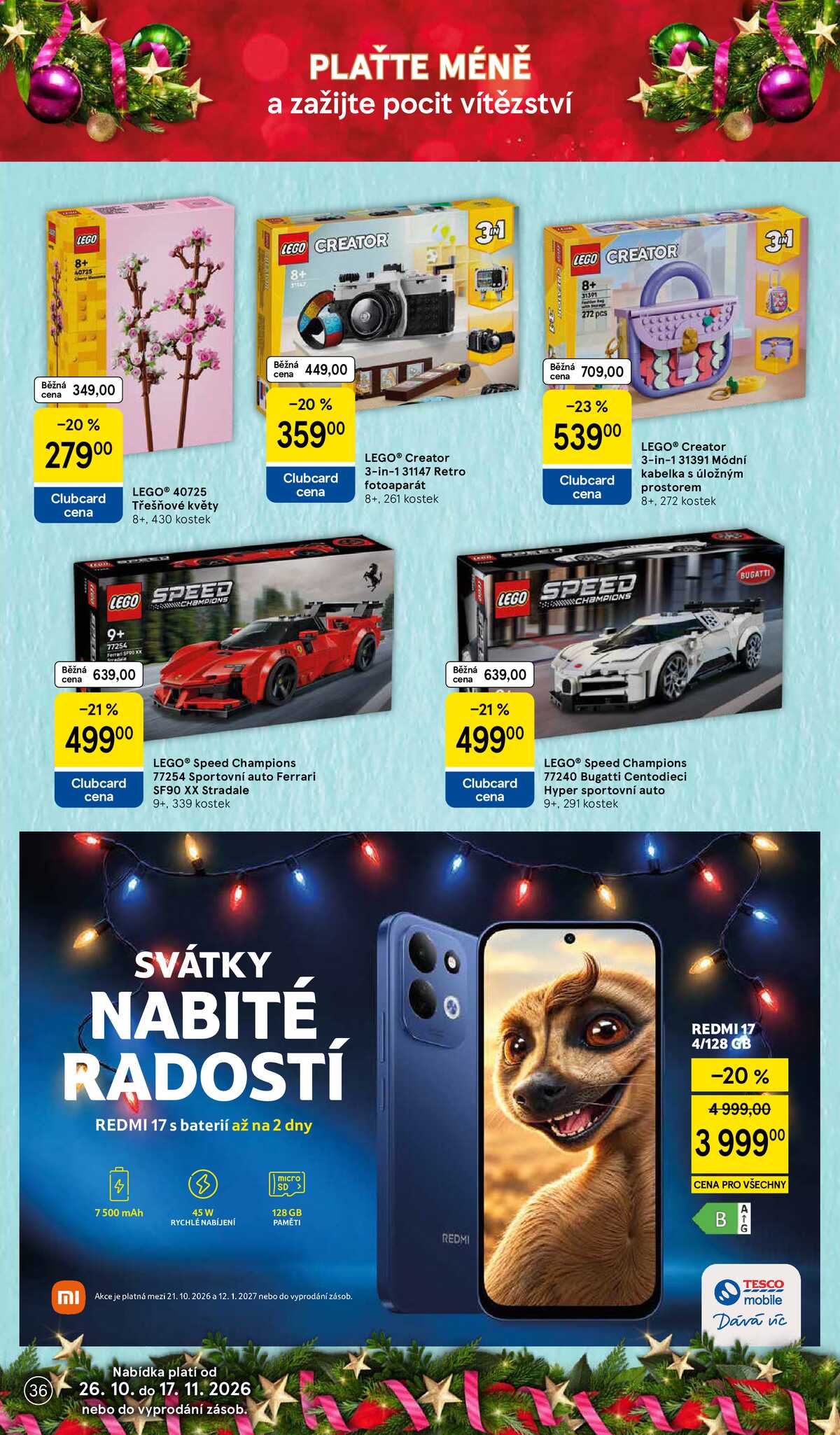 Tesco SPECIÁL hypermarkety  od 26.10. do 17.11.2026 strana 36