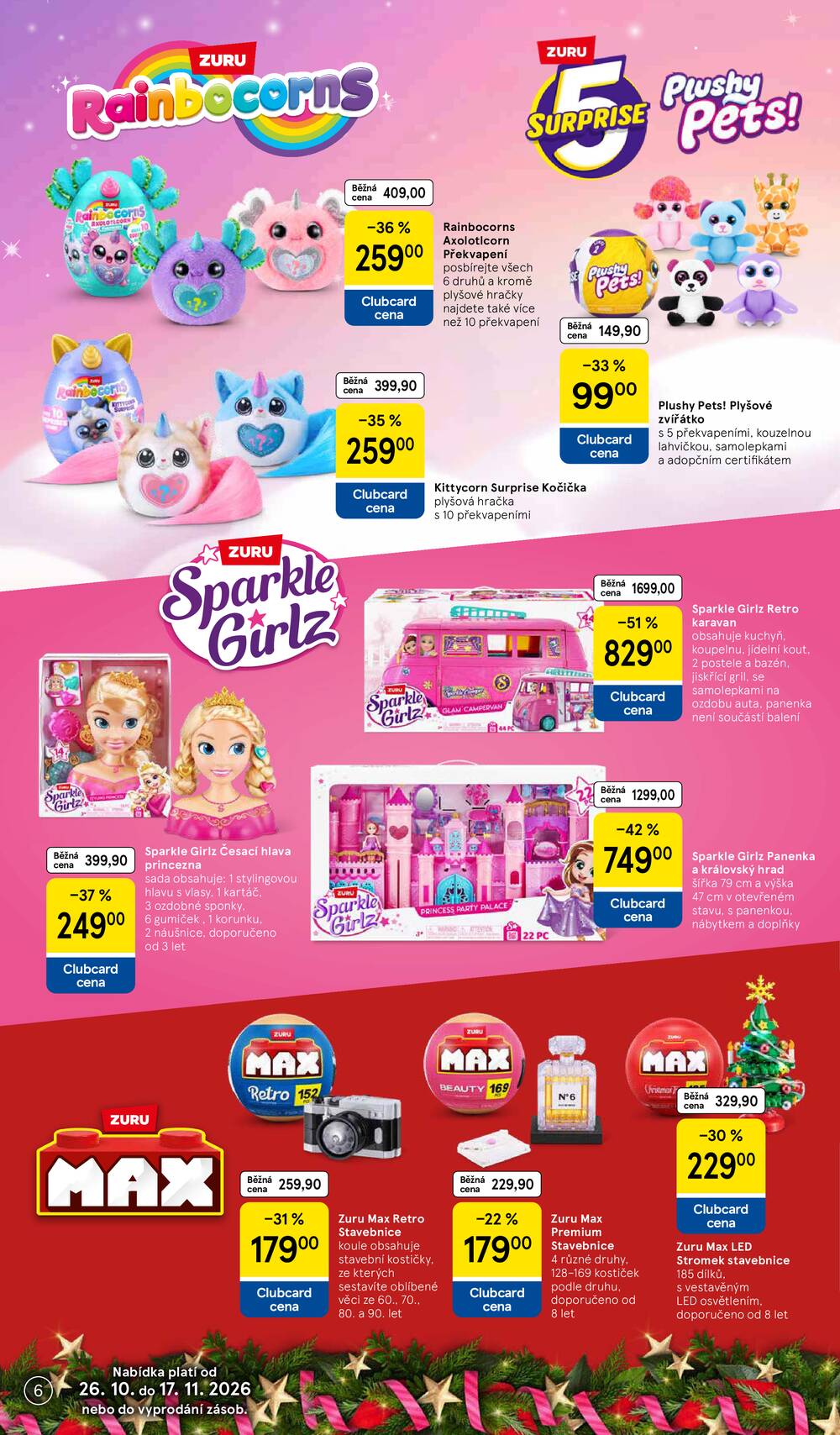 Leták Tesco - Tesco SPECIÁL hypermarkety od 26.10. do 17.11.2026 - strana 6 Leták Tesco - Tesco SPECIÁL hypermarkety od 26.10. do 17.11.2026 - strana 6