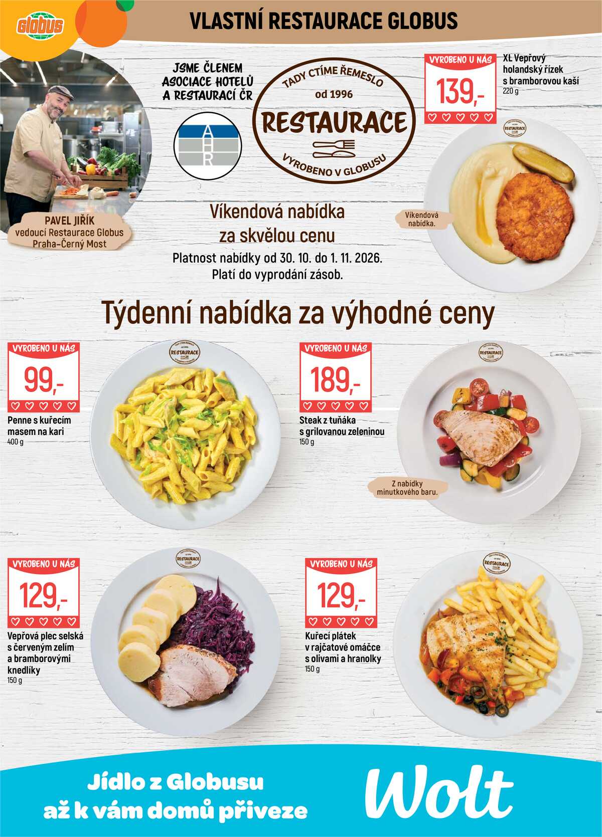Akční leták Globus 27.10. - 3.11.2026 - Globus Praha - Centrum Černý Most strana 7