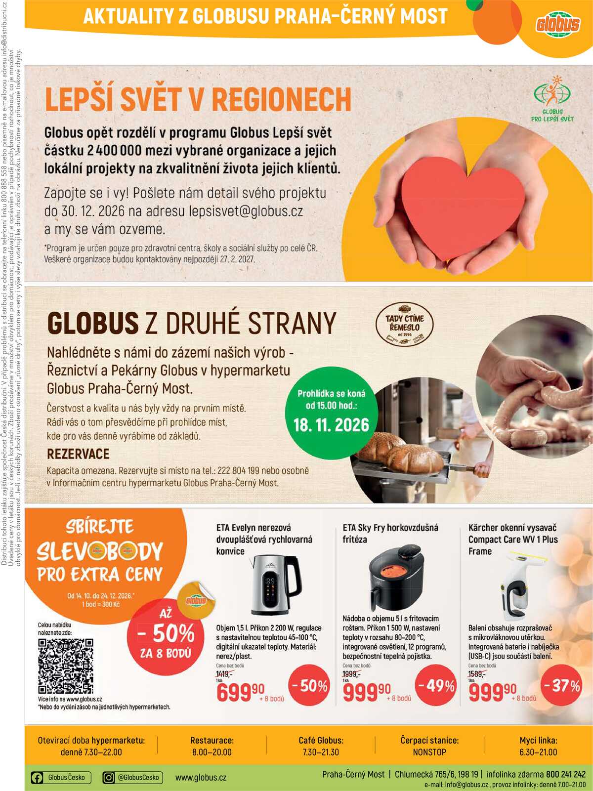 Akční leták Globus 27.10. - 3.11.2026 - Globus Praha - Centrum Černý Most strana 46