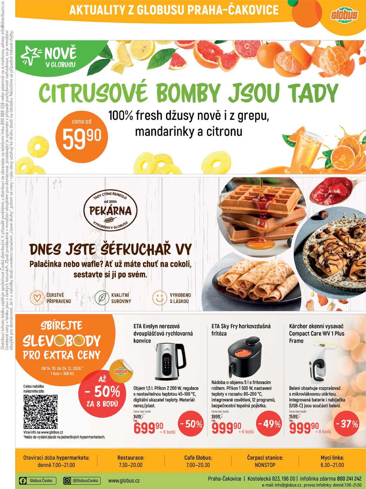 Akční leták Globus 27.10. - 3.11.2026 - Globus Praha - Čakovice strana 46