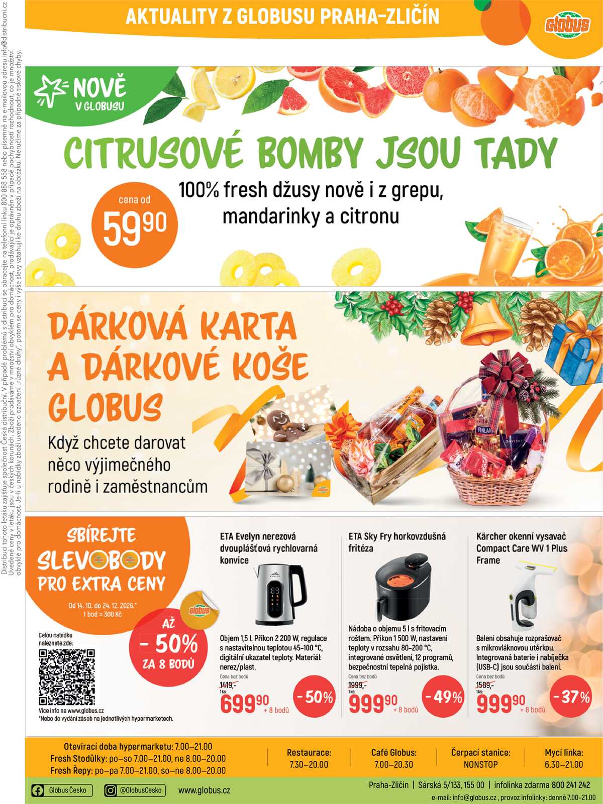 Akční leták Globus 27.10. - 3.11.2026 - Globus Praha - Zličín strana 46