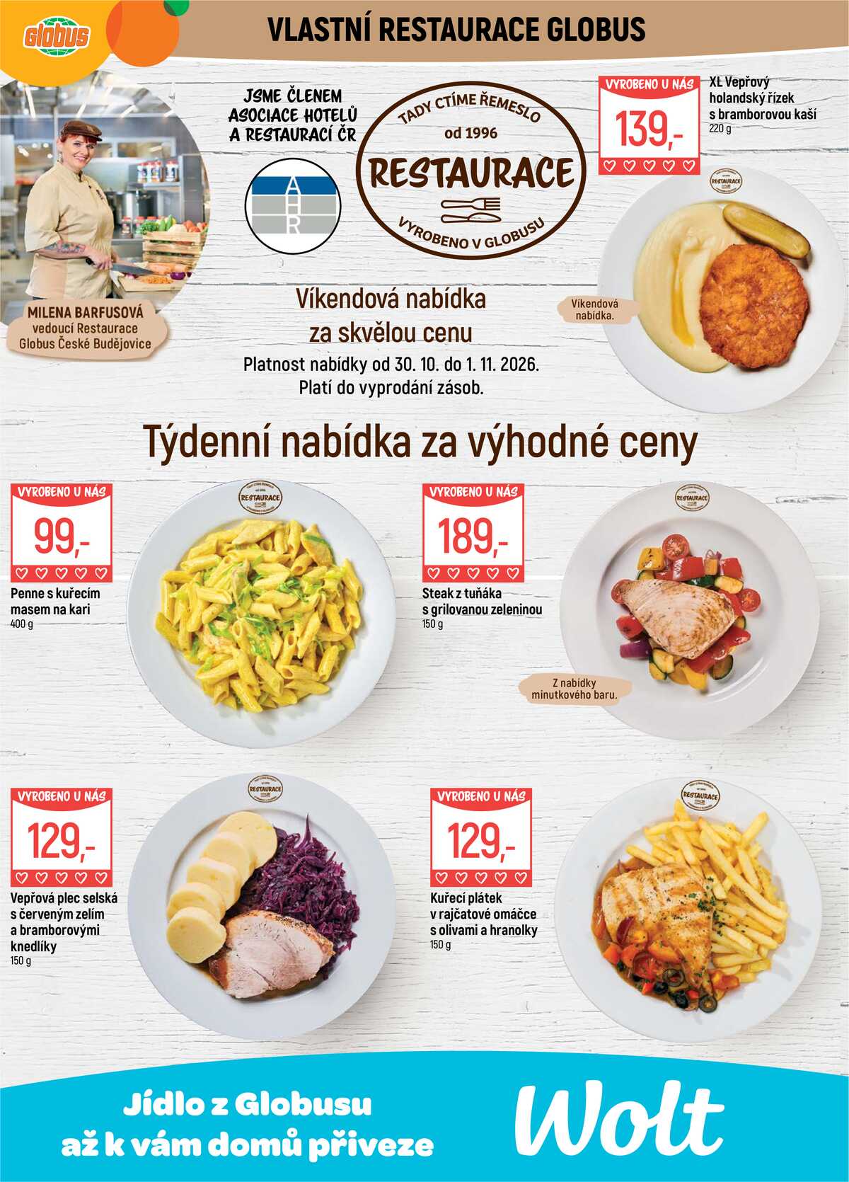 Akční leták Globus 27.10. - 3.11.2026 - Globus České Budějovice strana 7