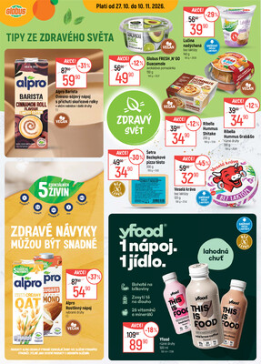 Akční leták Globus 27.10. - 10.11.2026 - Globus Jenišov u Karlových Varů