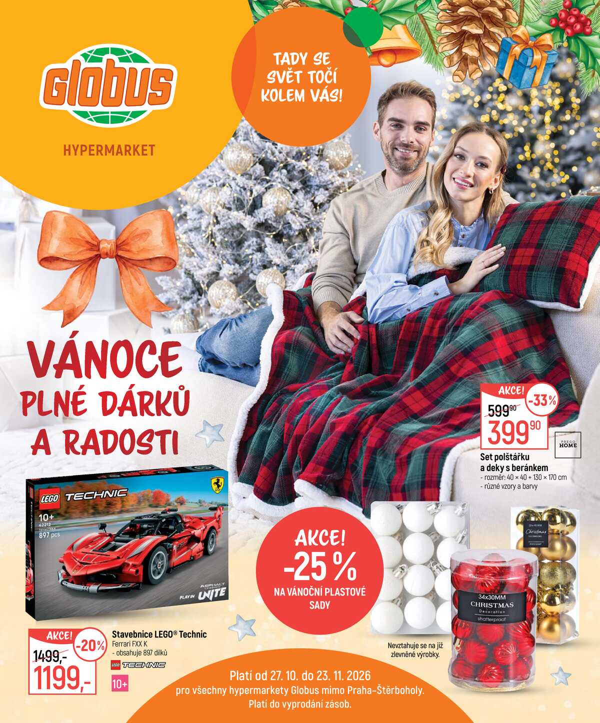 Akční leták Globus 27.10. - 23.11.2026 - Globus Liberec strana 1