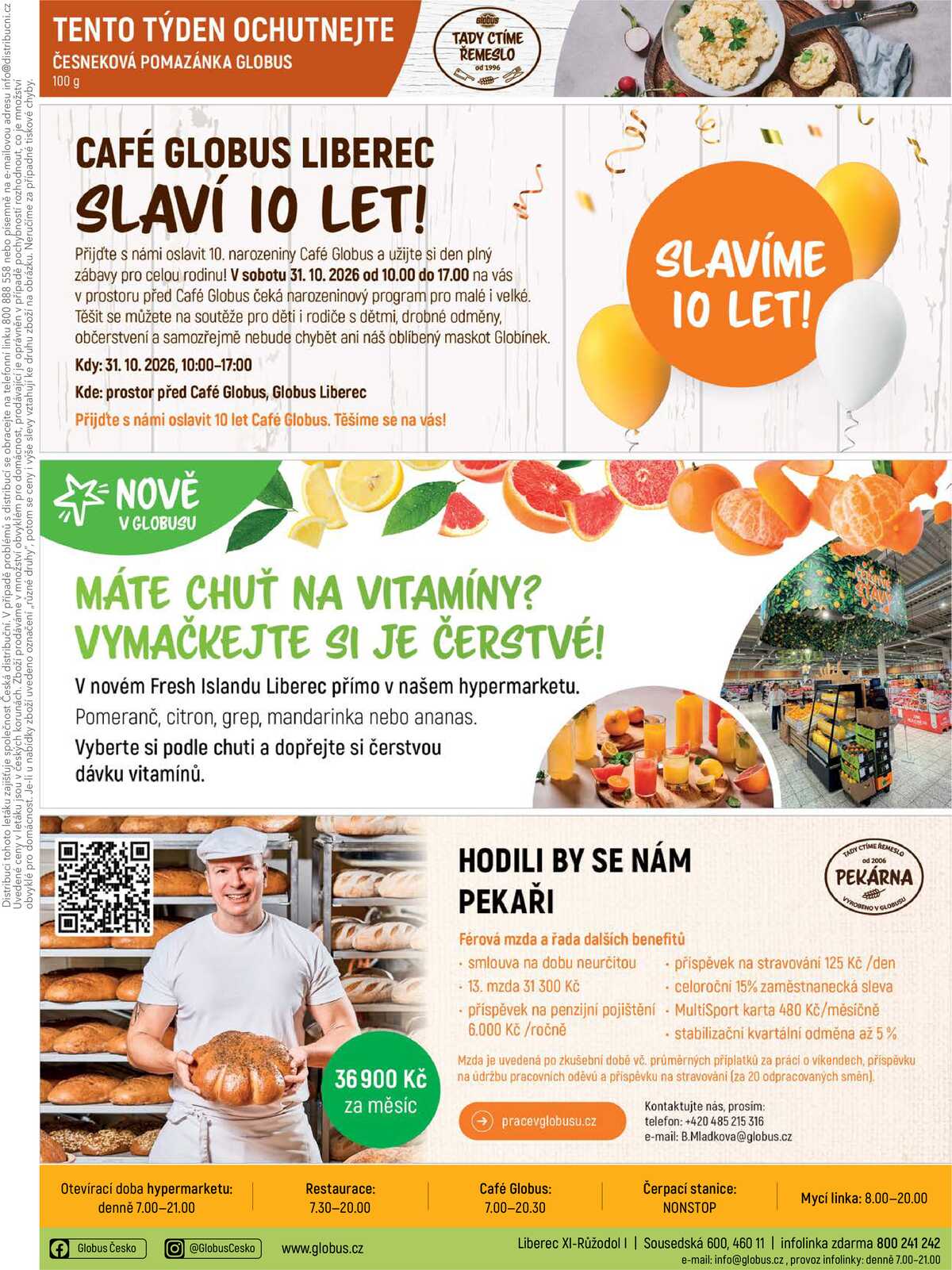 Akční leták Globus 27.10. - 3.11.2026 - Globus Liberec strana 46