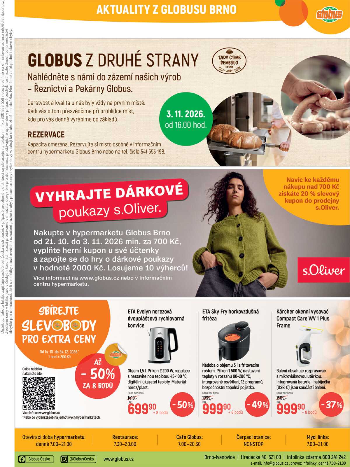Akční leták Globus 27.10. - 3.11.2026 - Globus Brno Ivanovice strana 46