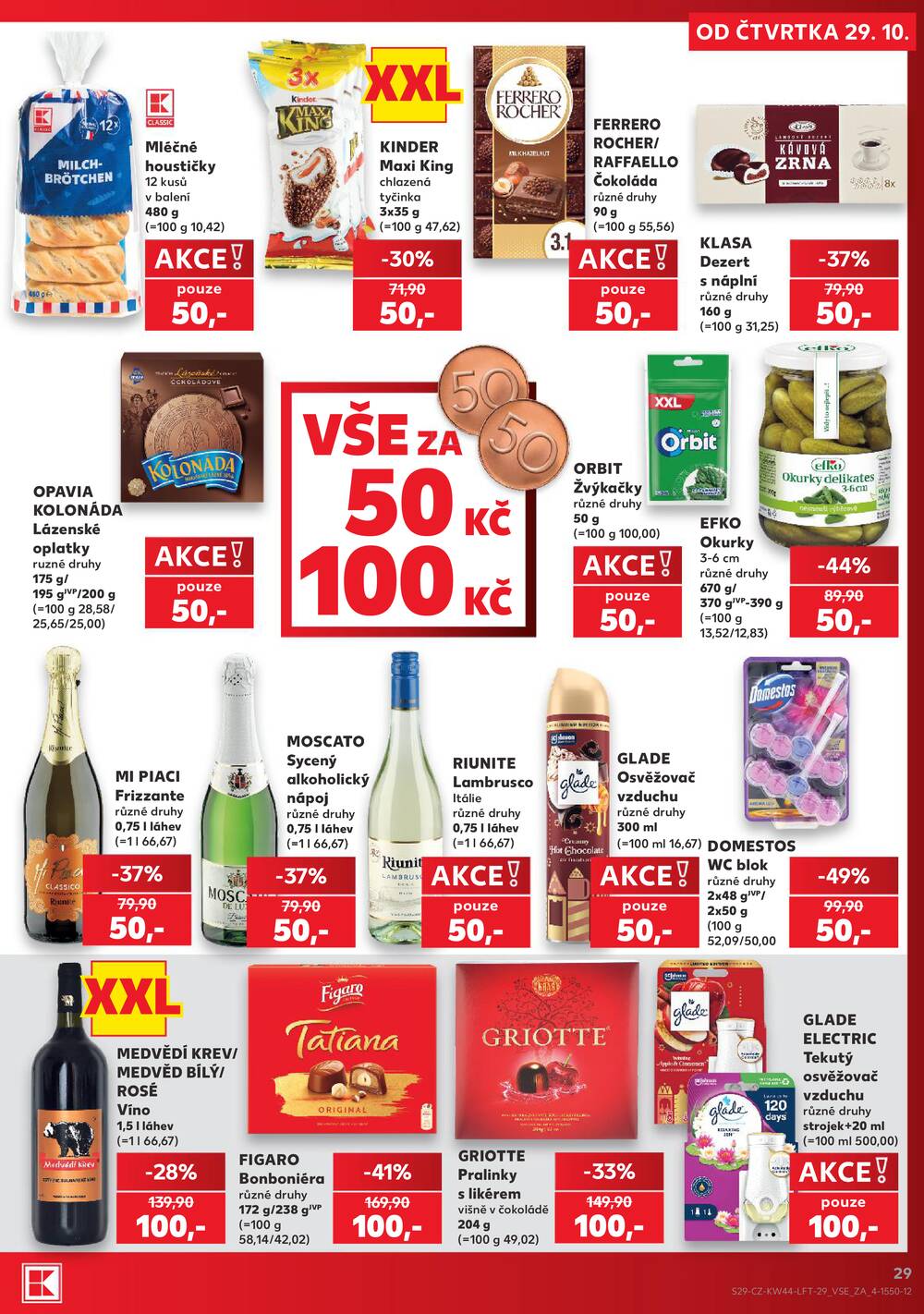 Leták Kaufland - Kaufland 29.10. - 3.11. - Kaufland Praha Čestlice - strana 29 Leták Kaufland - Kaufland 29.10. - 3.11. - Kaufland Praha Čestlice - strana 29