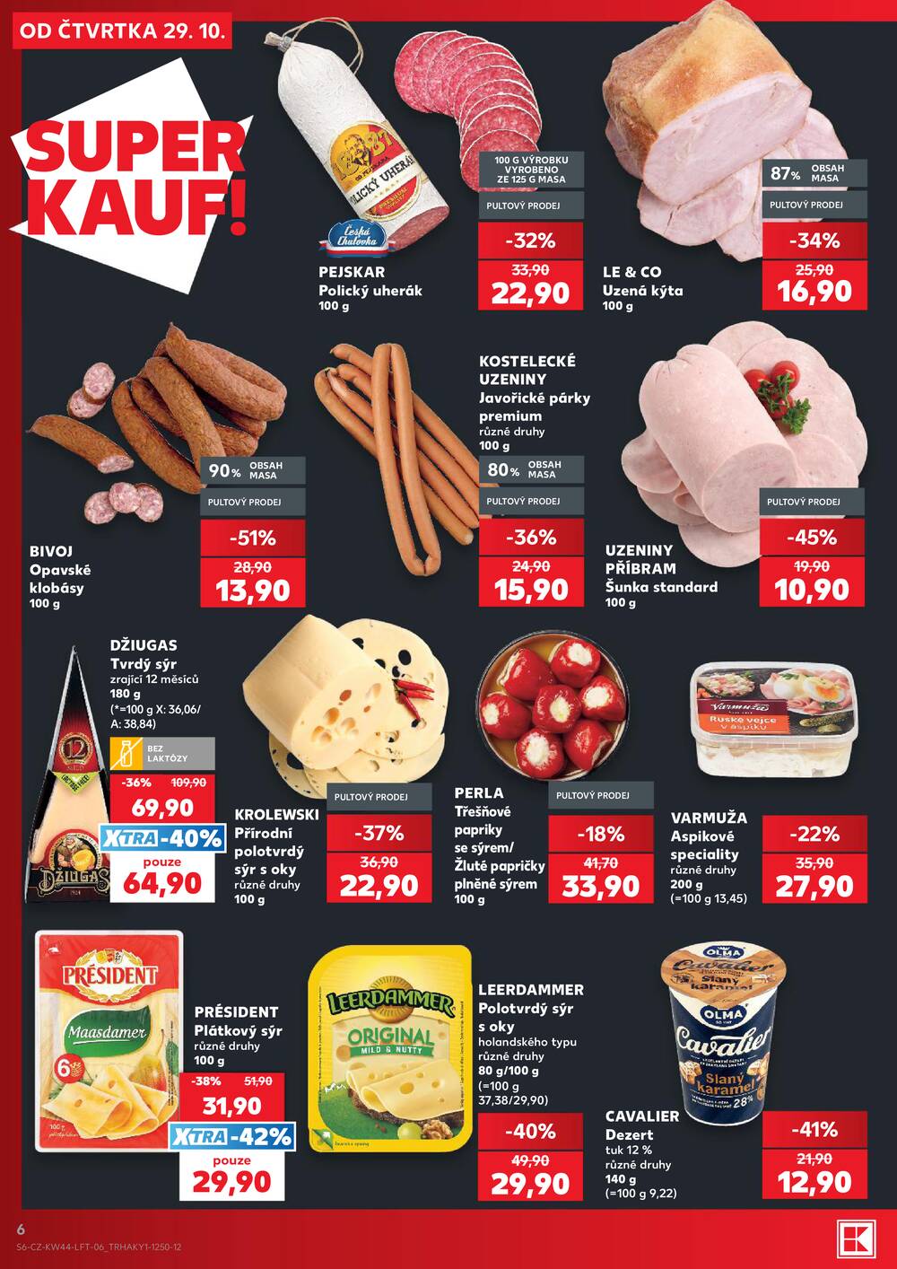 Leták Kaufland - Kaufland 29.10. - 3.11. - Kaufland - Strakonice - strana 6
