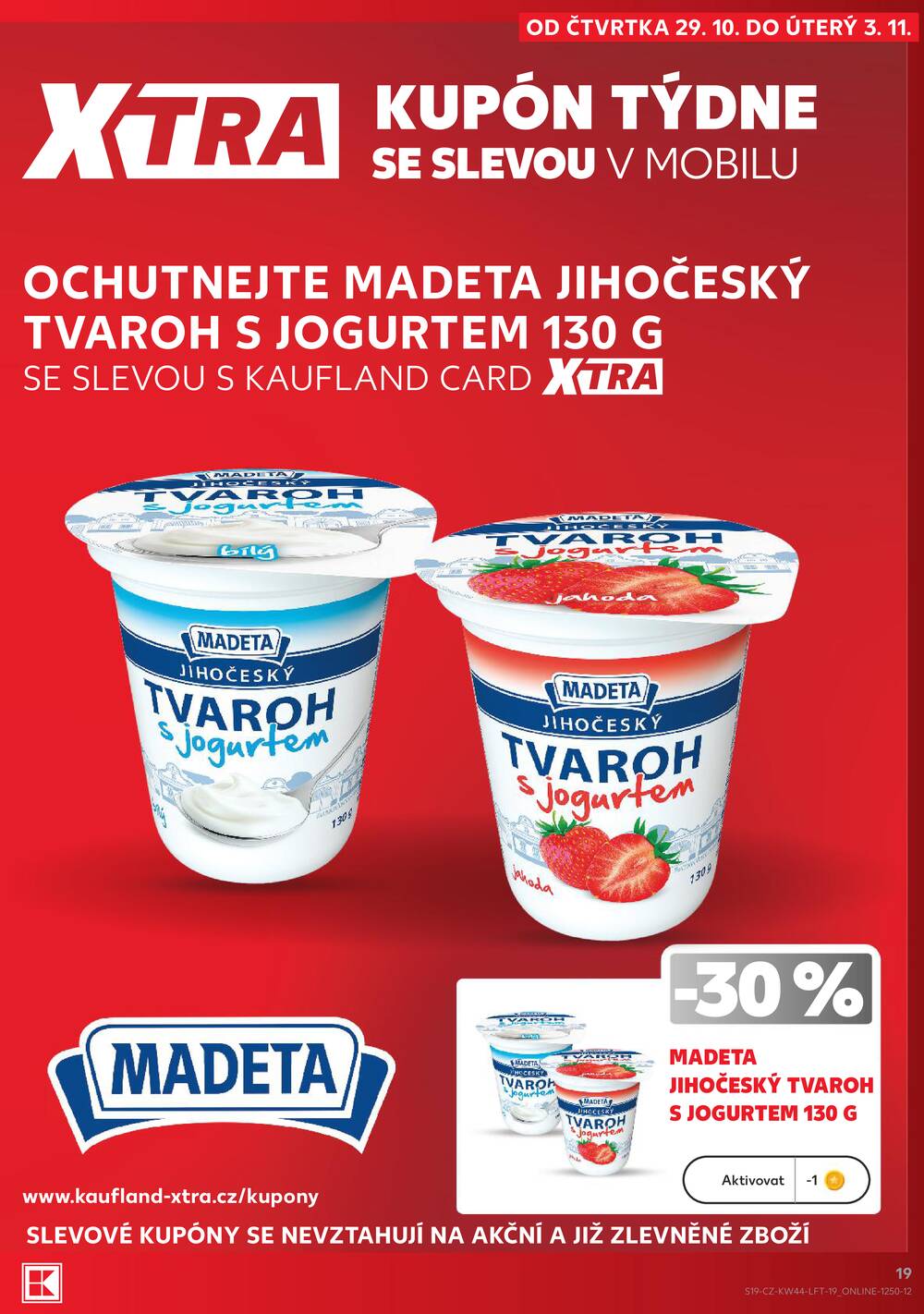 Leták Kaufland - Kaufland 29.10. - 3.11. - Kaufland - Praha 8 (Libeň) - strana 19