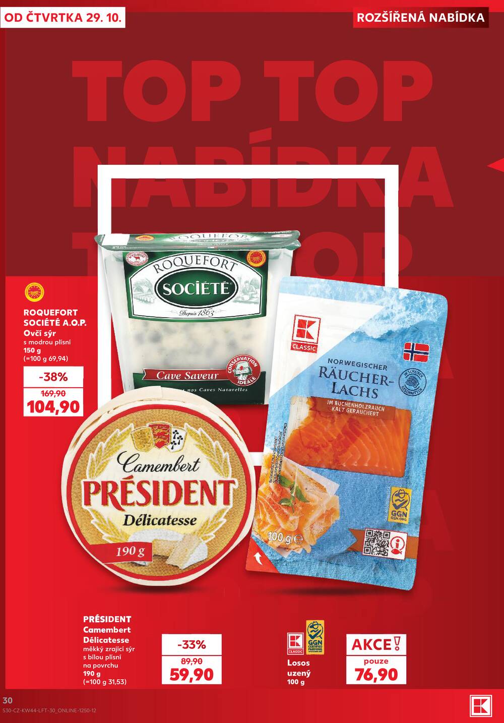 Kaufland 29.10. - 3.11. - Kaufland - Čáslav