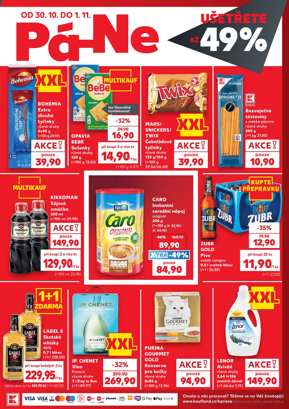 Kaufland 29.10. - 3.11. - Kaufland - Čáslav