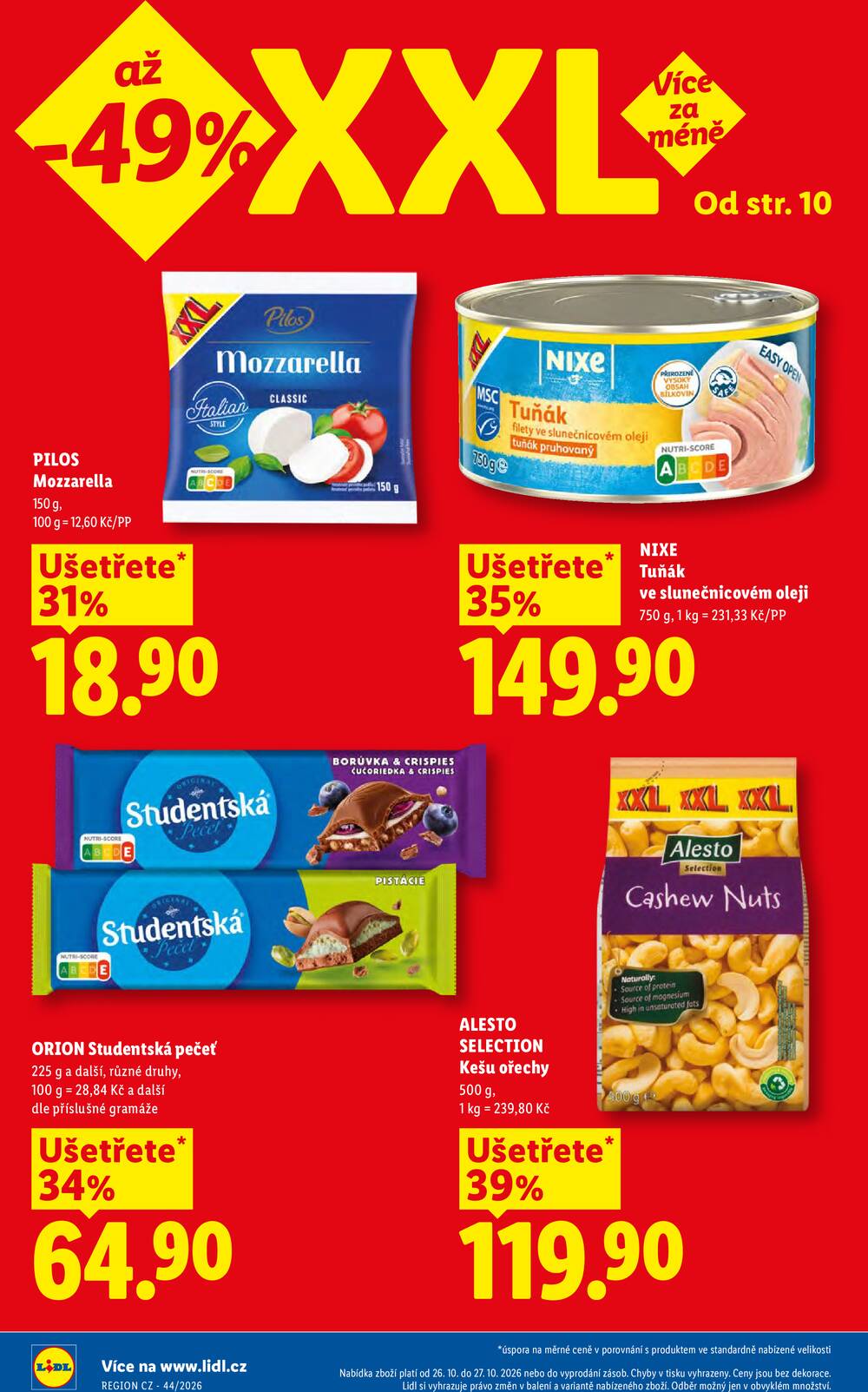Lidl od 26.10. do 27.10.2026