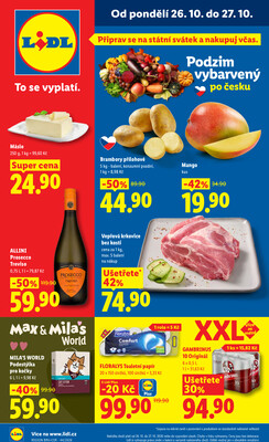 Lidl od 26.10. do 27.10.2026