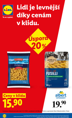 Lidl od 26.10. do 27.10.2026