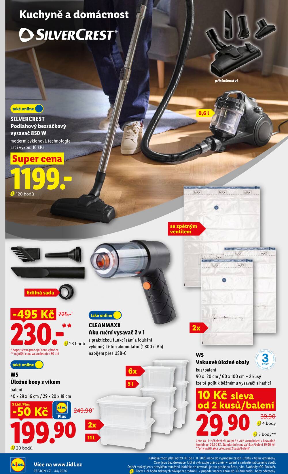 Lidl Čtvrtek od 29.10. do 1.11.2026