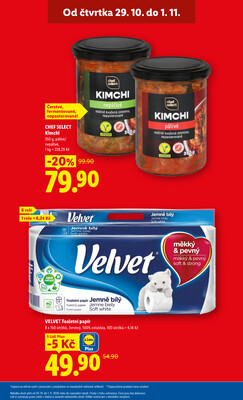Lidl Čtvrtek od 29.10. do 1.11.2026