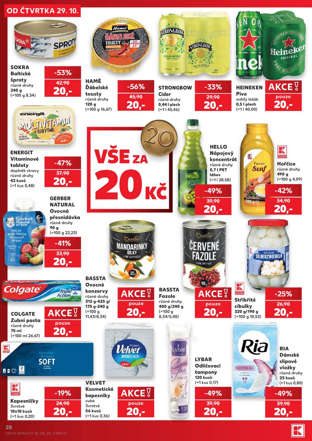 Kaufland 29.10. - 3.11. - Kaufland - Náchod